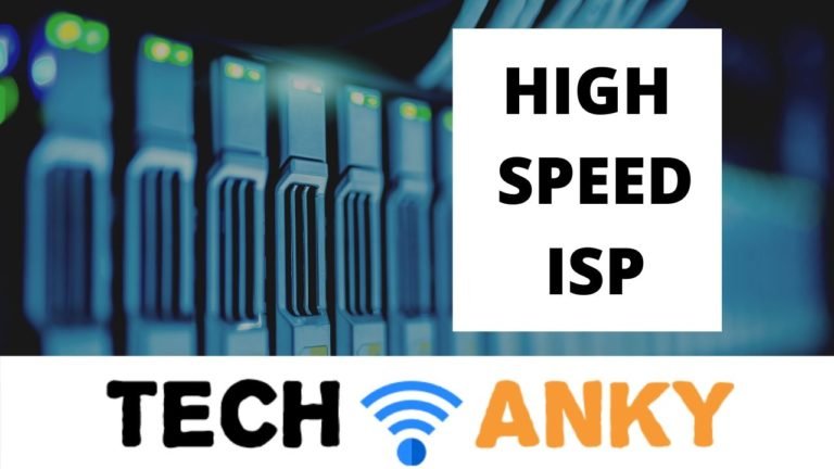 High speed internet service provider