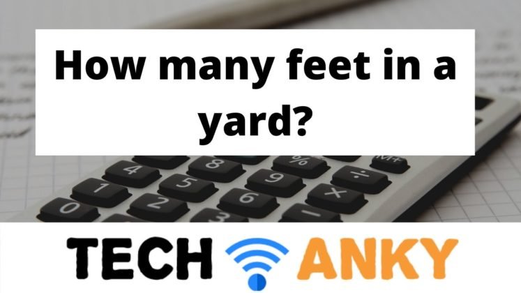 How many feet in a yard