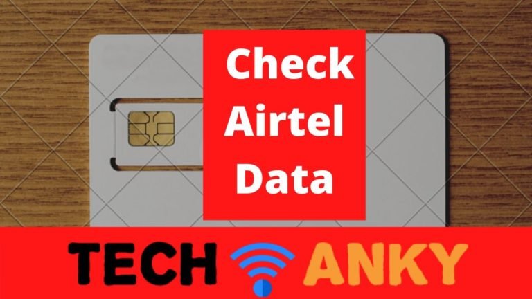 how to check airtel data balance