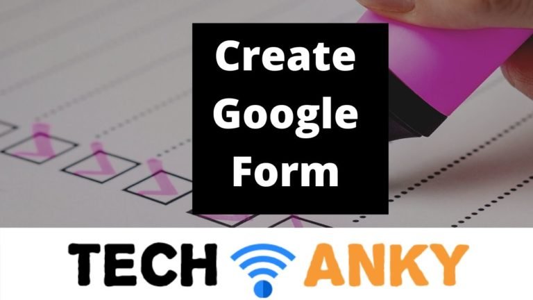 How to create google form