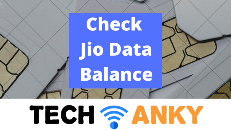 how to check jio data balance